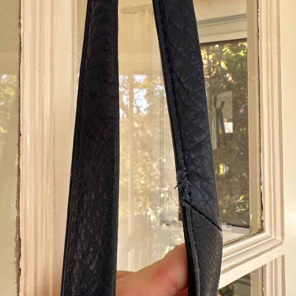 Vintage Unique Blue Leather Convertible Hobo International Purse - Picture 13 of 13